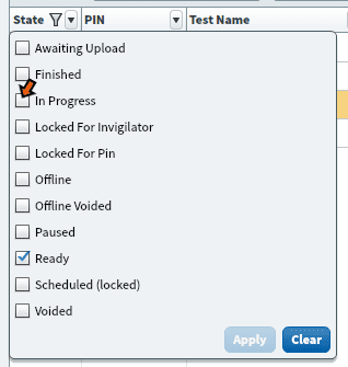 Surpass In Progress button