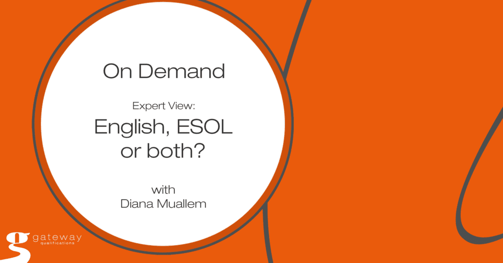 Expert View English ESOL or Both