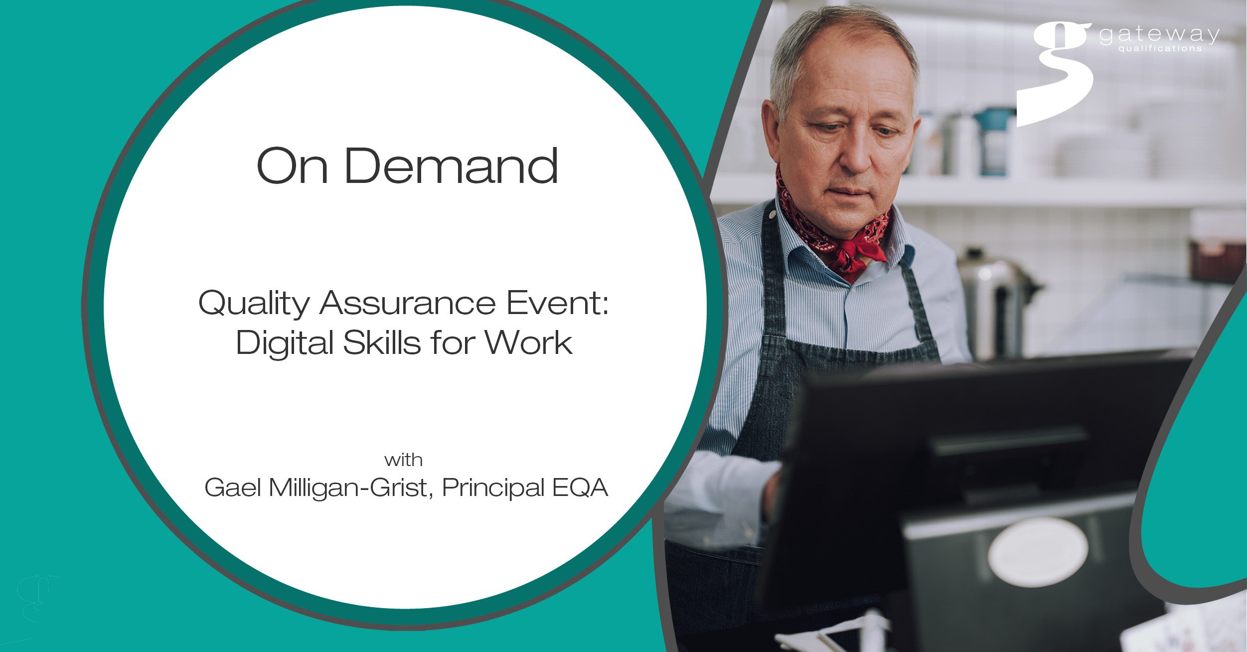 Quality Assurance Event: Digital Skills for Work - Webinar Title Slide