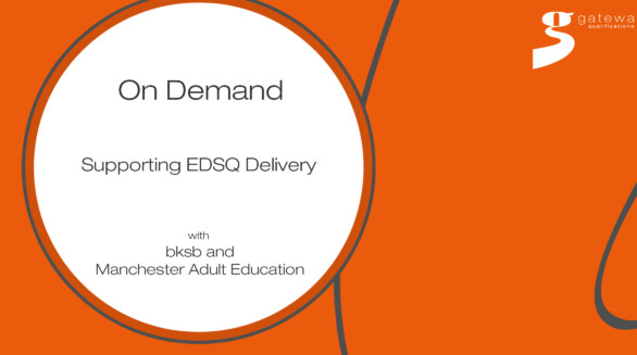 Supporting EDSQ Delivery - Webinar Banner