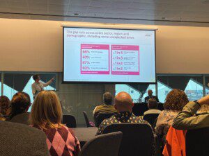 Future.Now COO, Holly Chate presenting to delegates at ATC.